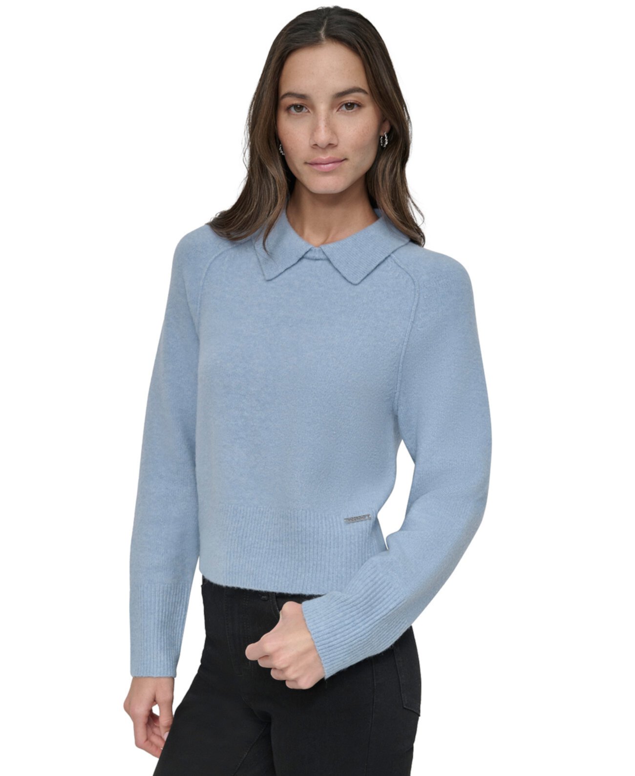 Женский Свитер DKNY Petite Pullover Polo DKNY