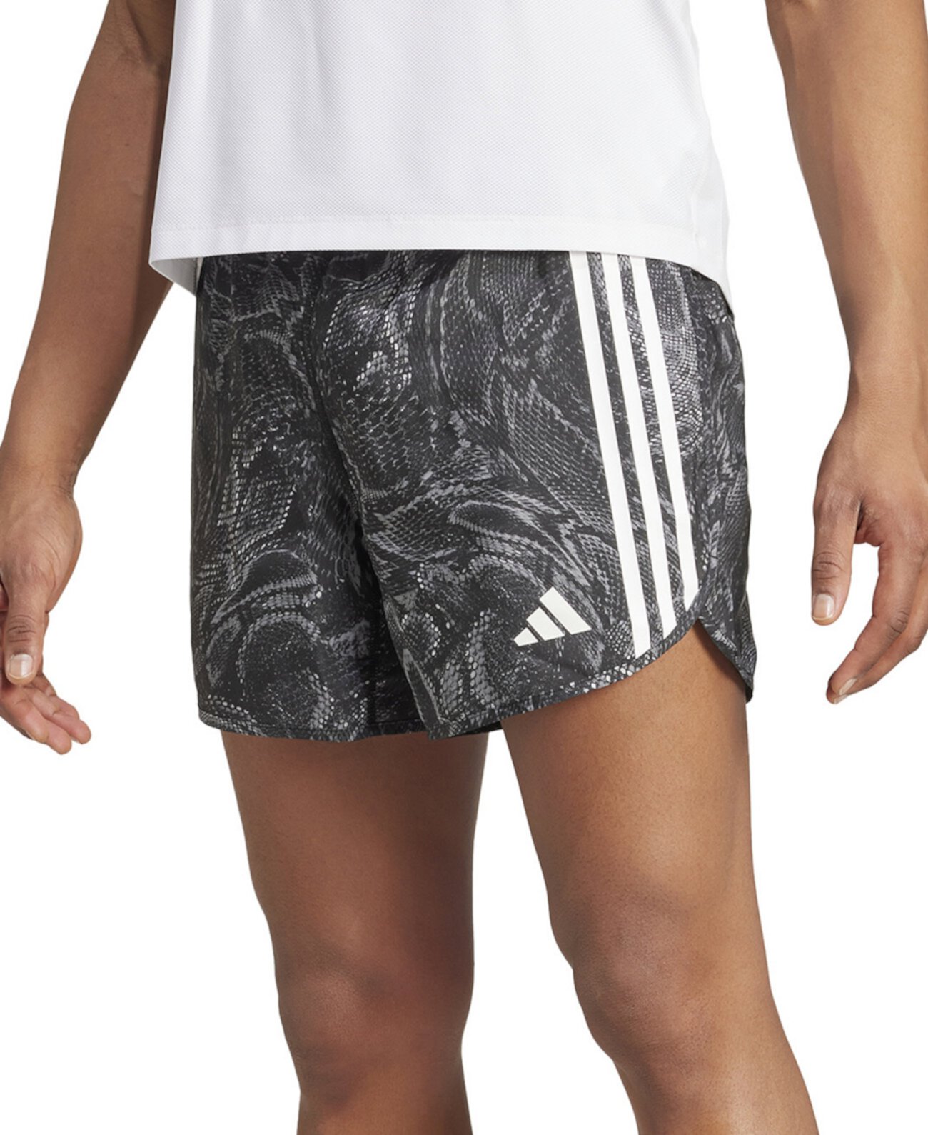 Мужские Спортивные Шорты Adidas Own The Run Regular-Fit с Узором Ящерицы 5" Adidas