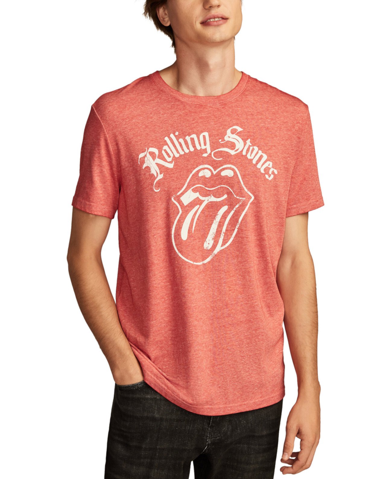 Мужская Футболка Lucky Brand Rolling Stones Tongue Lucky Brand