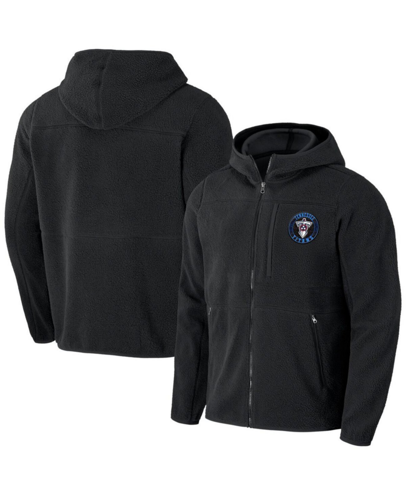 Мужское Худи Fanatics Tennessee Titans Sherpa Full-Zip Fanatics