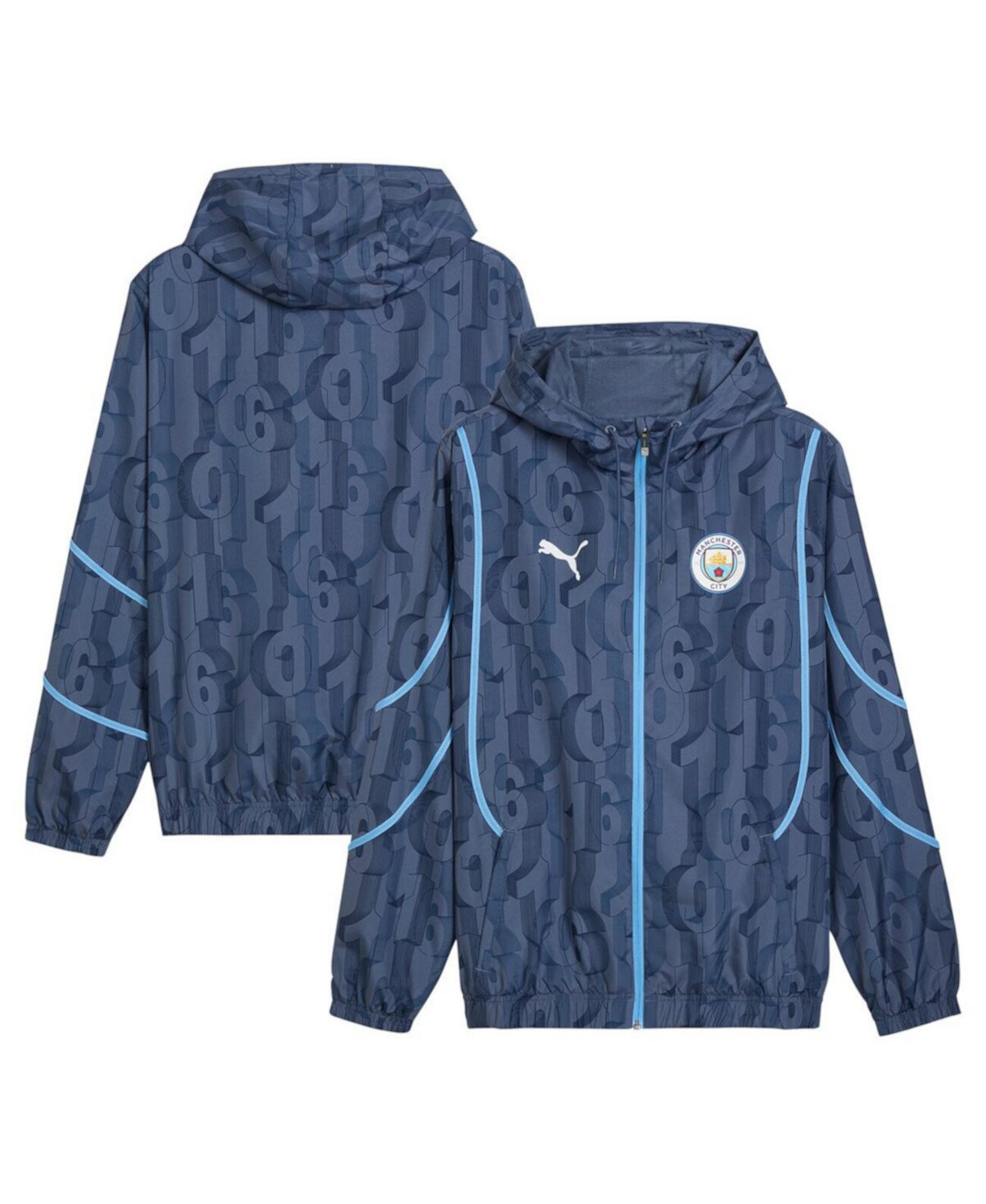 Худи мужская PUMA Manchester City 2024/25 dryCELL, цвет navy Puma