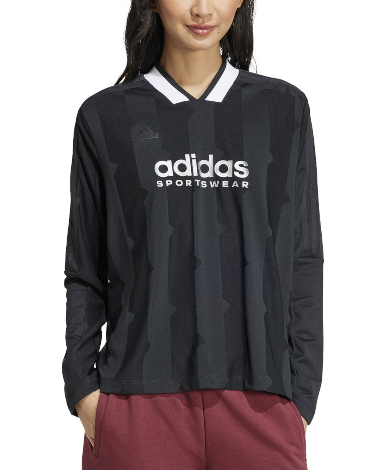 Женская Футболка Adidas Tiro 3-Stripes Jacquard Adidas