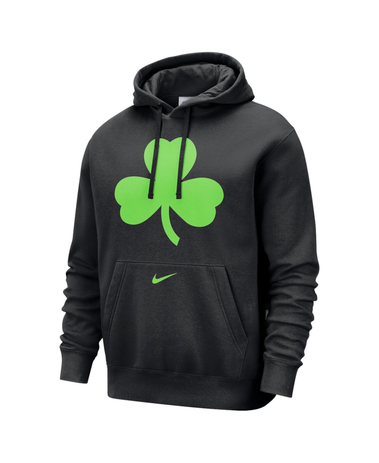 Men's Black Boston Celtics 2024/25 City Edition Essential Club Pullover Hoodie Nike