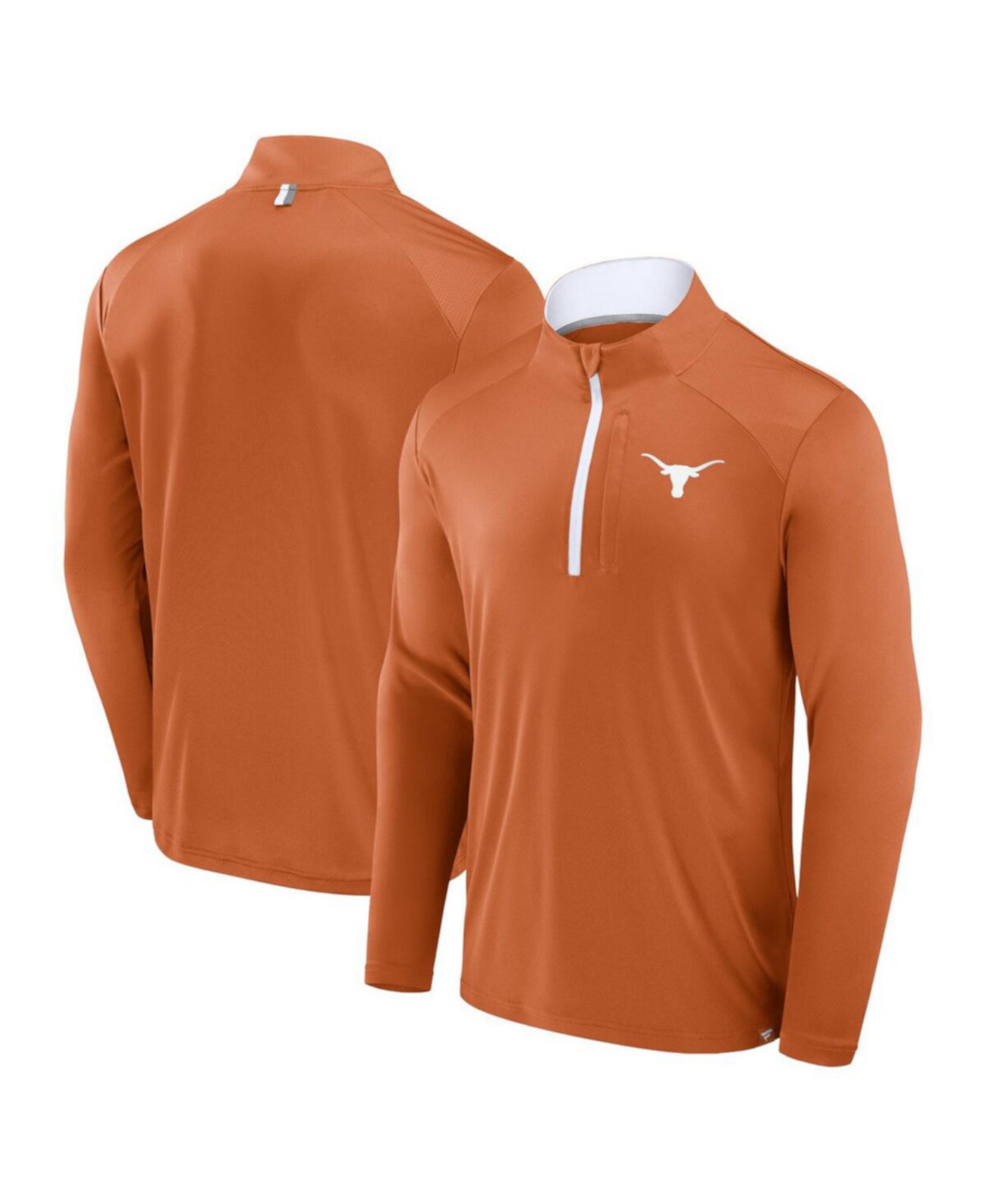 Мужская Повседневная куртка Fanatics Texas Longhorns Fundamental Defender Quarter-Zip Fanatics