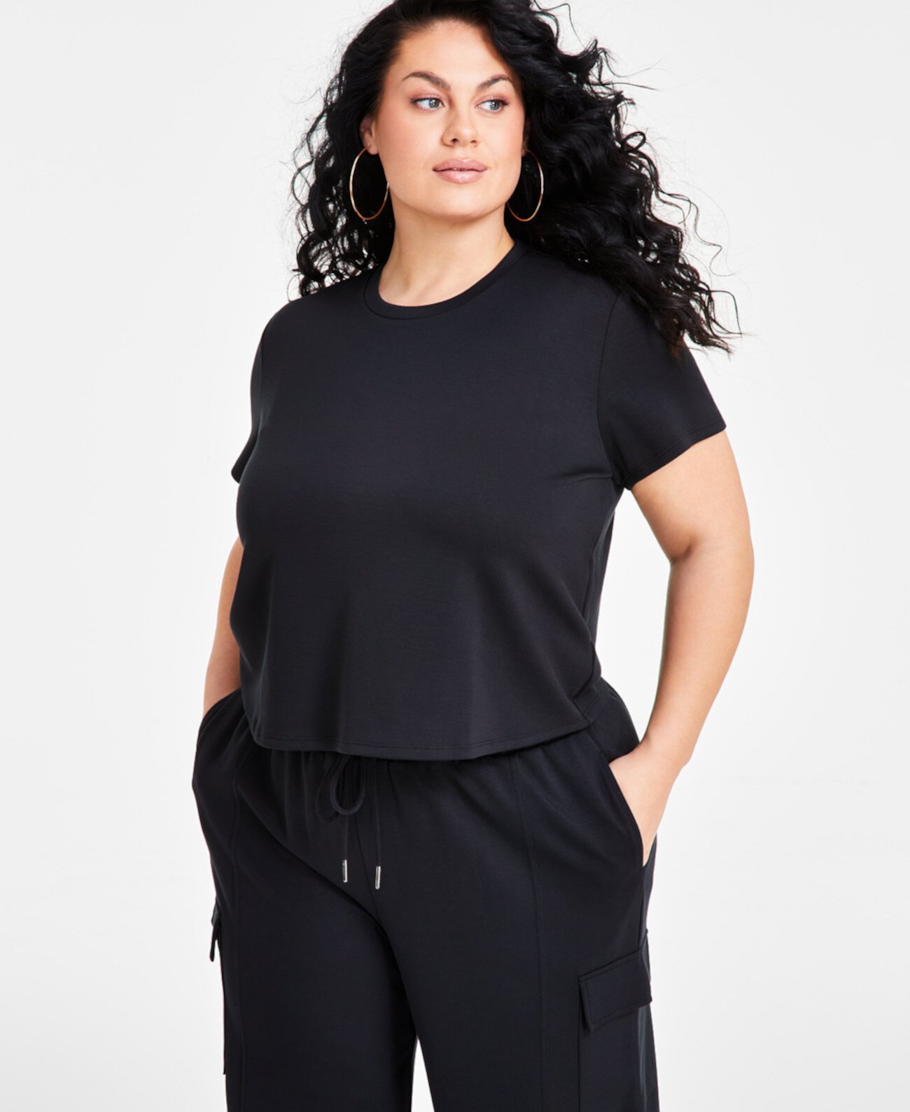 Женская Футболка Nina Parker Trendy Plus Size Nina Parker