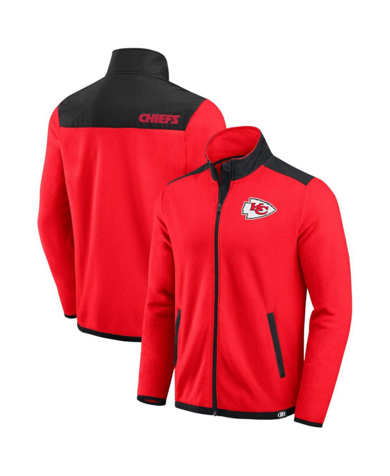 Мужская Повседневная куртка Fanatics Красные Kansas City Chiefs Color Block Polar Fleece Fanatics