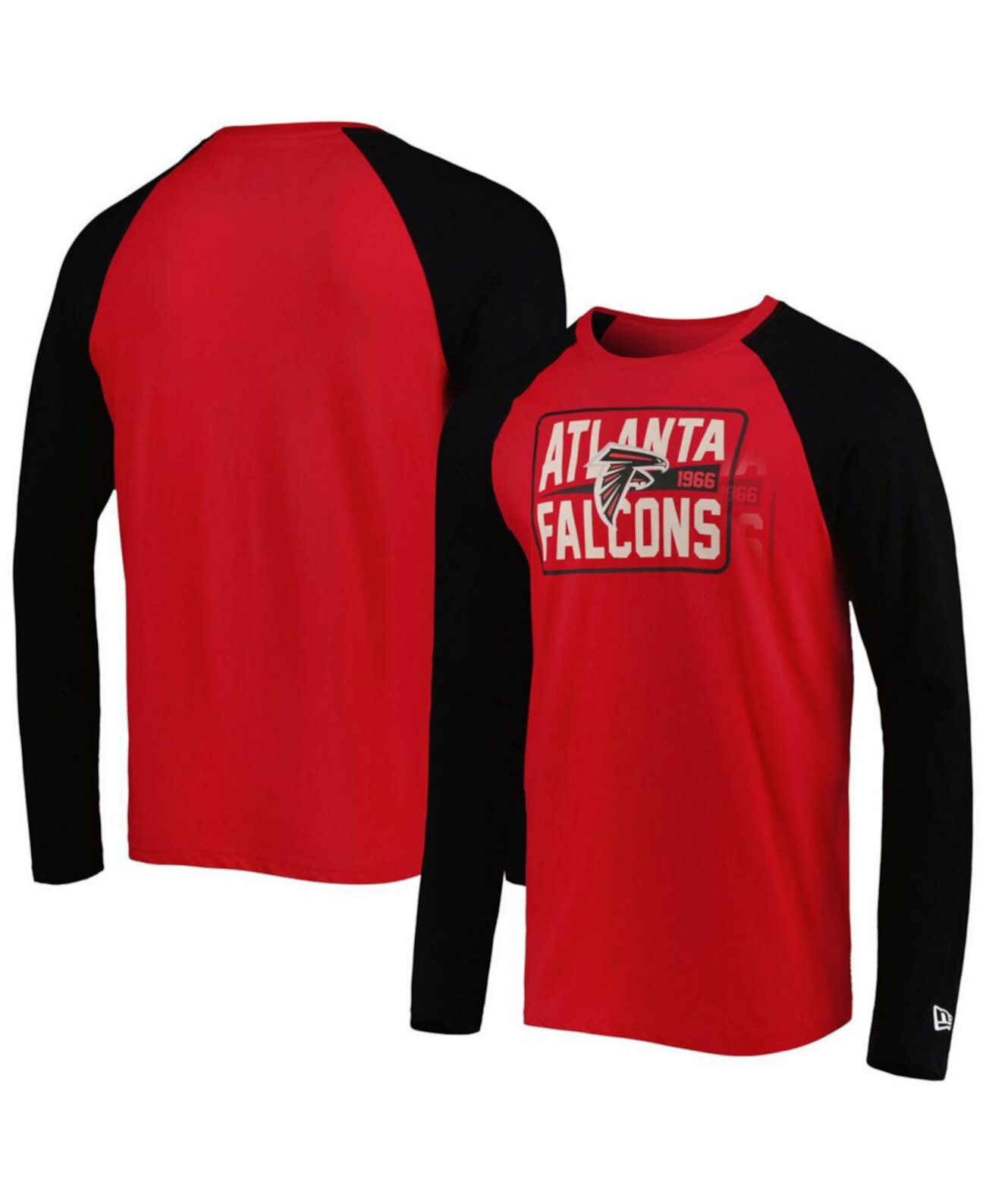 Мужская Джерси New Era Atlanta Falcons Current Raglan Длинный Рукав New Era