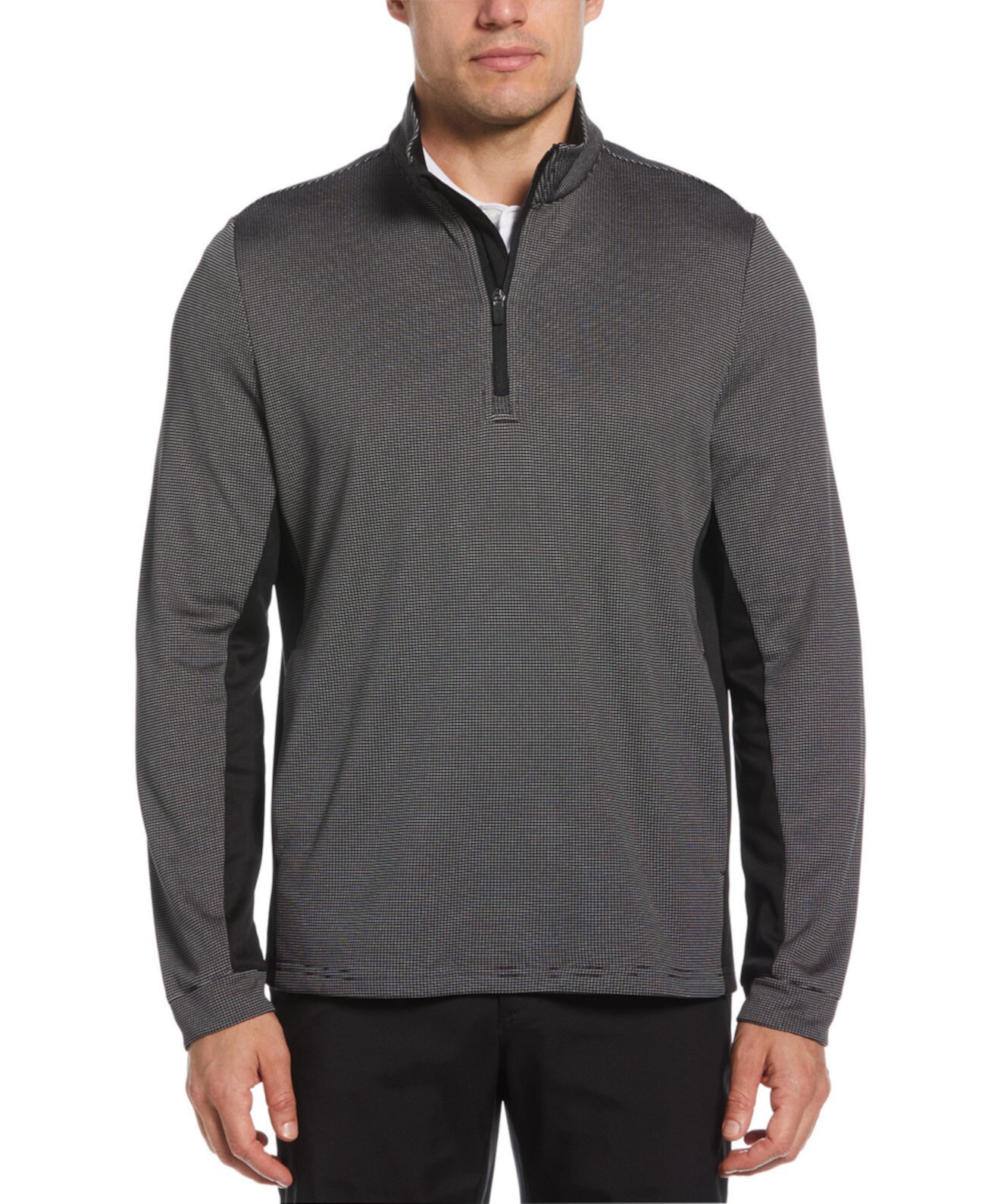 Мужской Свитер PGA TOUR Micro Jacquard Quarter-Zip PGA TOUR