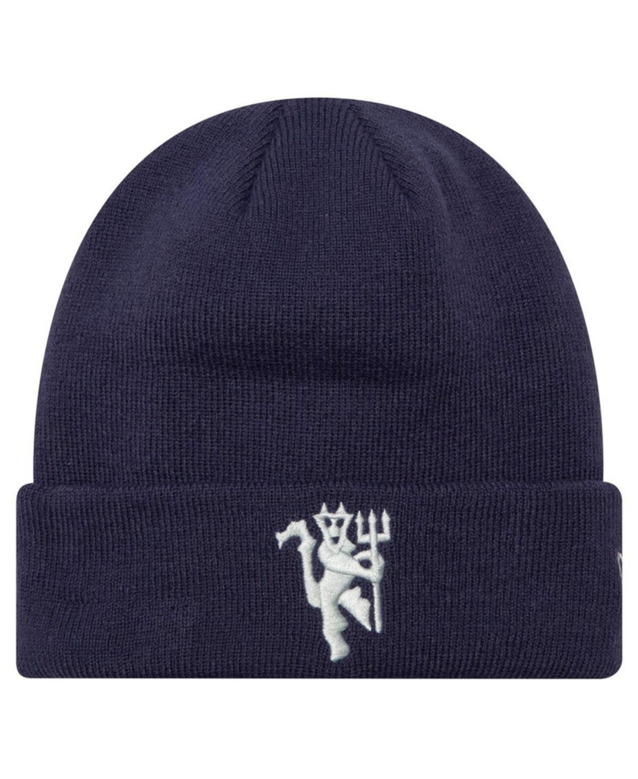 Men's Navy Manchester United Seasonal Cuffed Knit Hat New Era