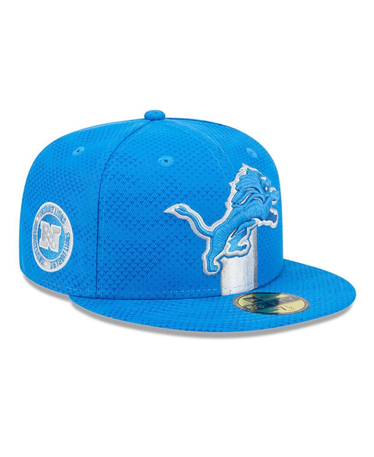 Бейсболка New Era Мужская Синяя Detroit Lions 2024 Sideline 59FIFTY New Era