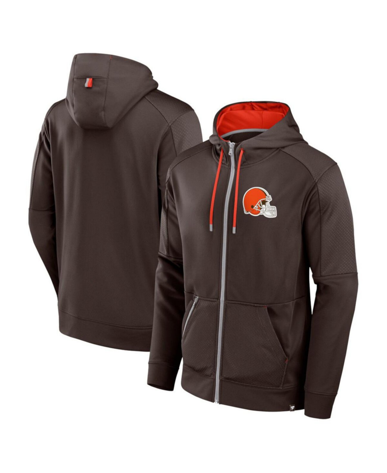 Мужское Худи Fanatics Defender Full-Zip Cleveland Browns Fanatics