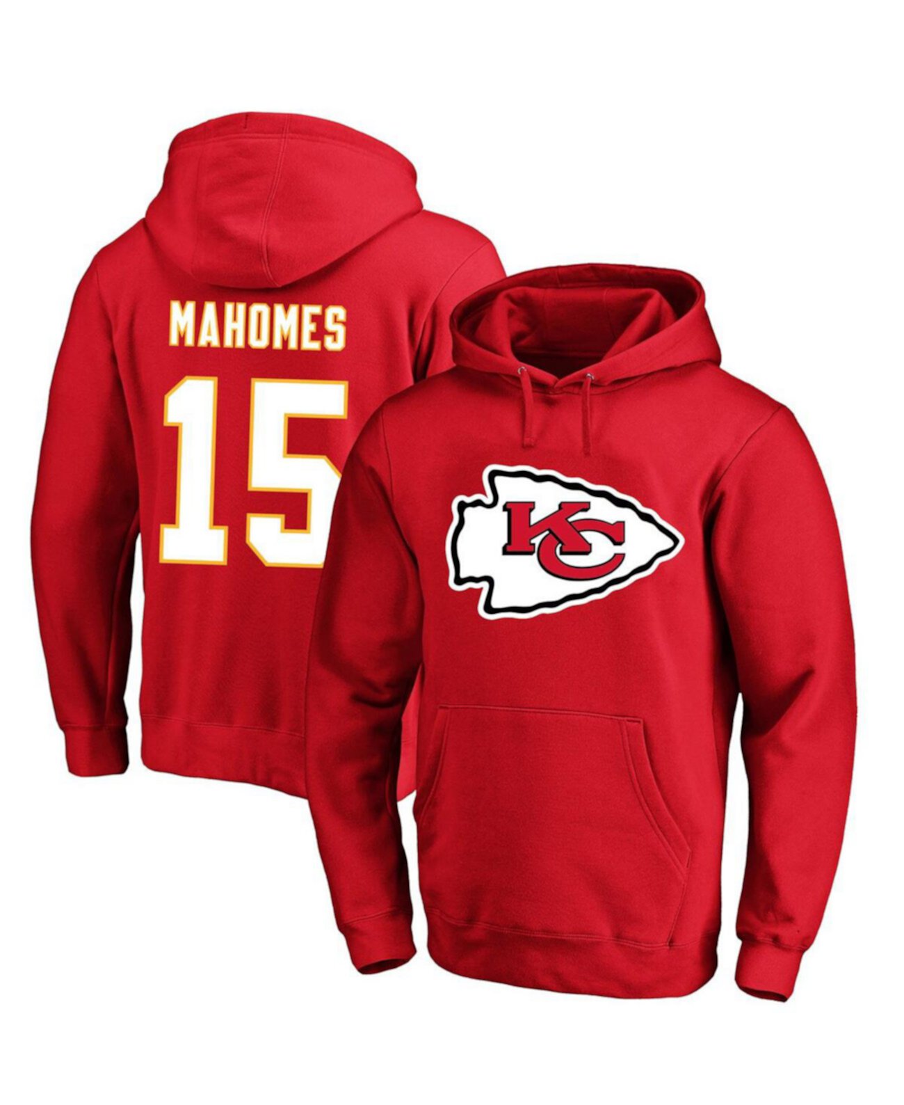 Мужское Худи Fanatics Travis Kelce Красное Kansas City Chiefs Big Tall Name Number Fanatics