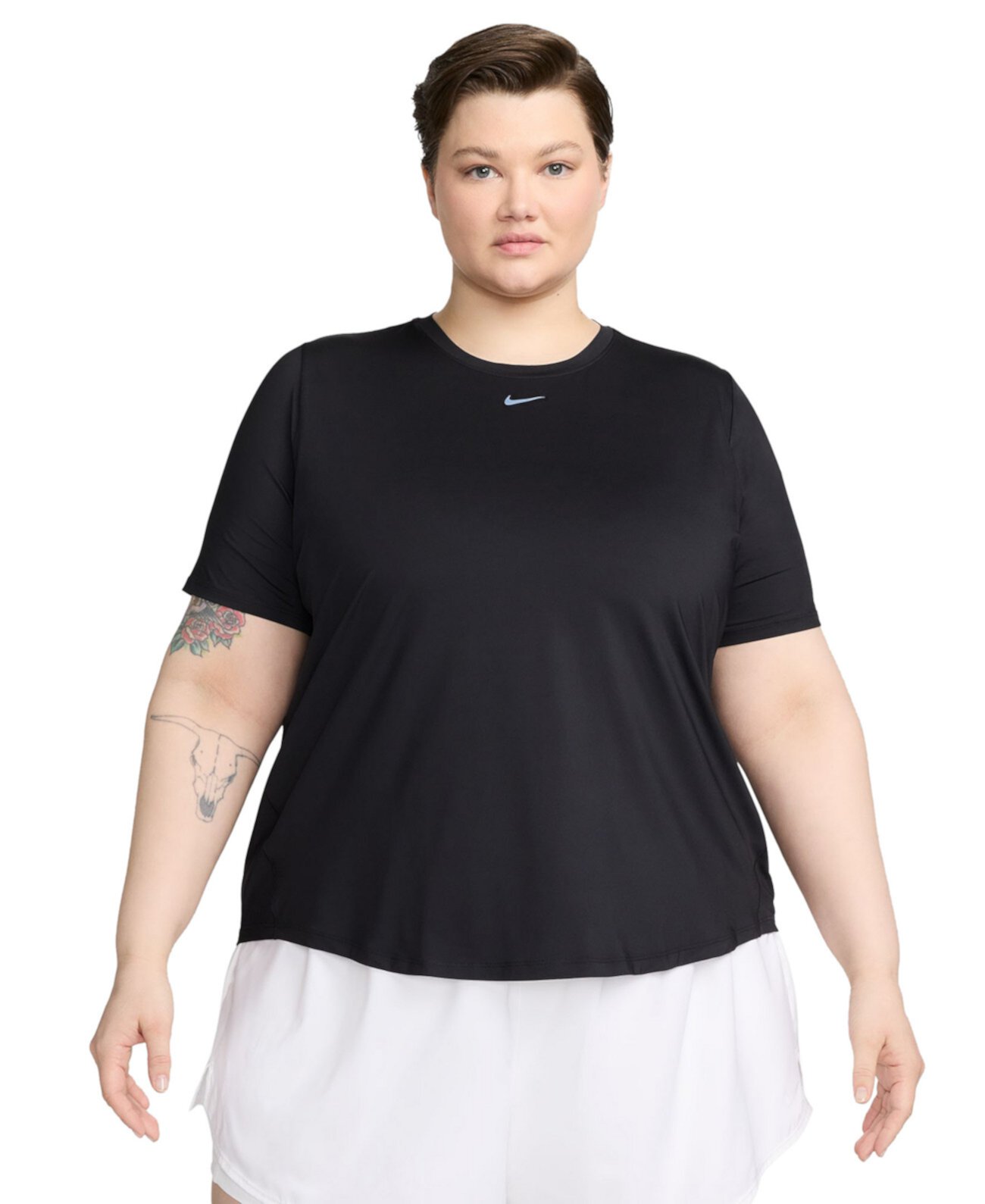 Футболка Nike One Classic Plus Size Dri-FIT с короткими рукавами, стандартного кроя Nike