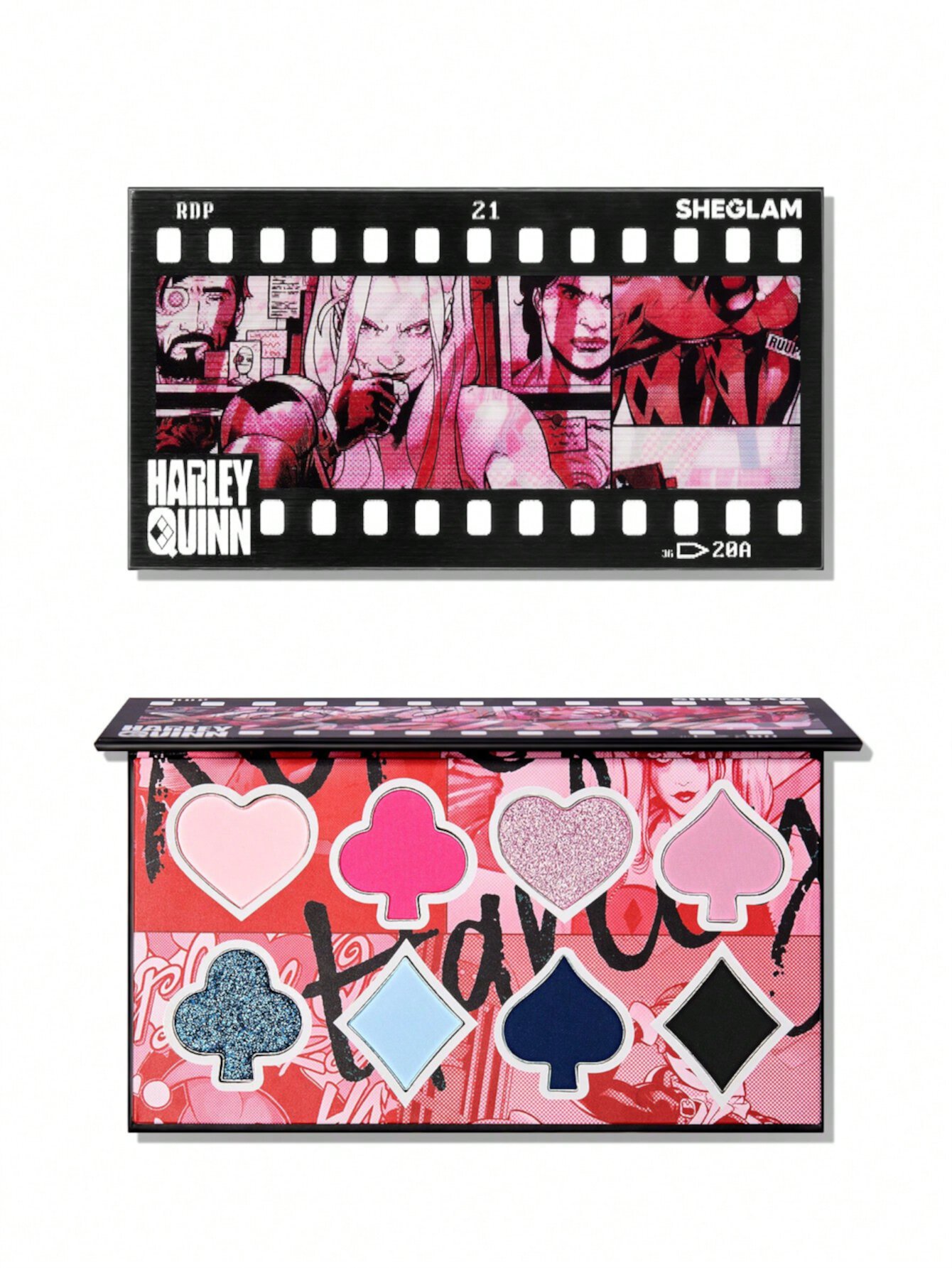 Harley Quinn X SHEGLAM Mad Love Color Palette SHEGLAM