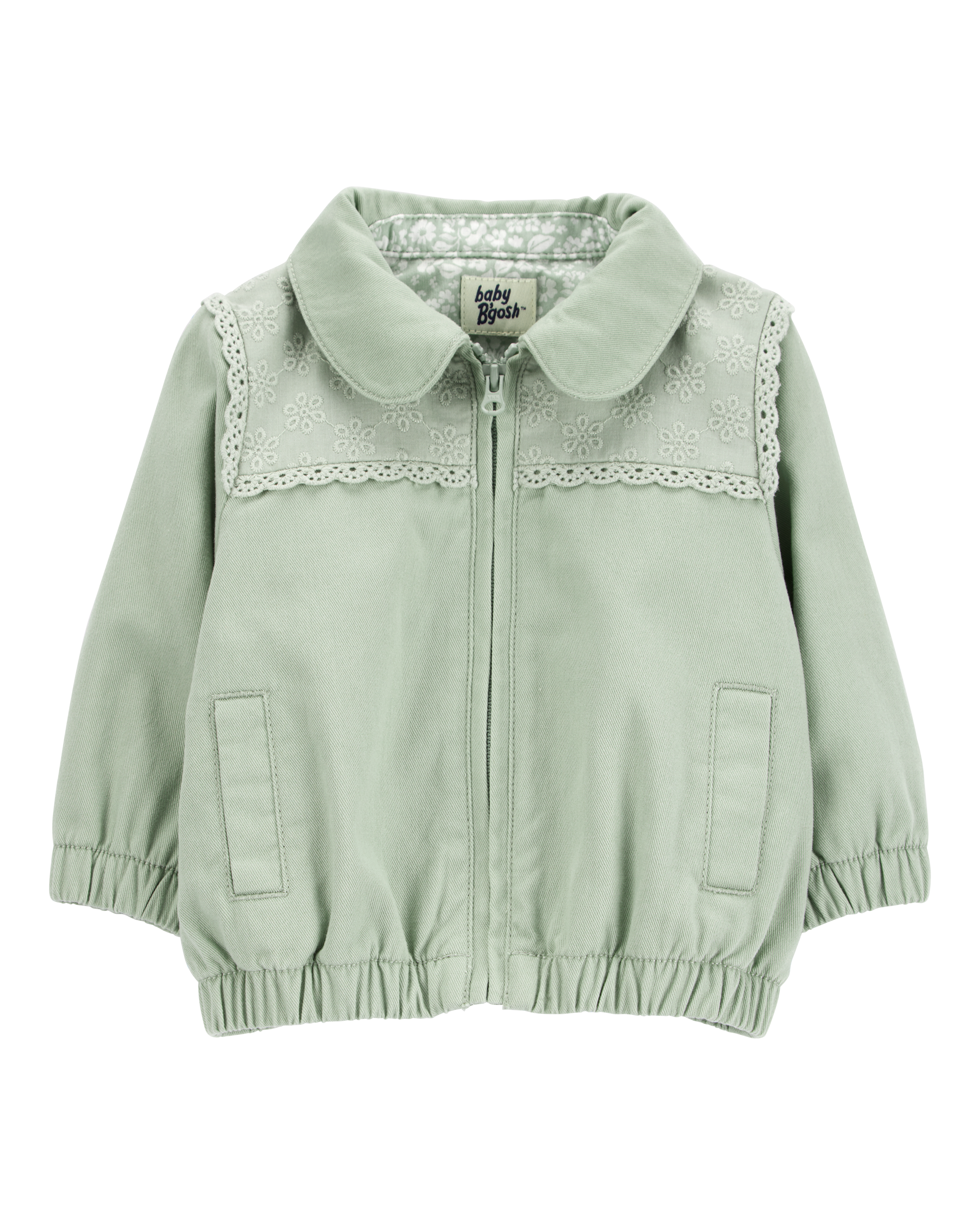 Детская Ветровка Carter's Baby Zip-Up Eyelet Woven Jacket Carter's