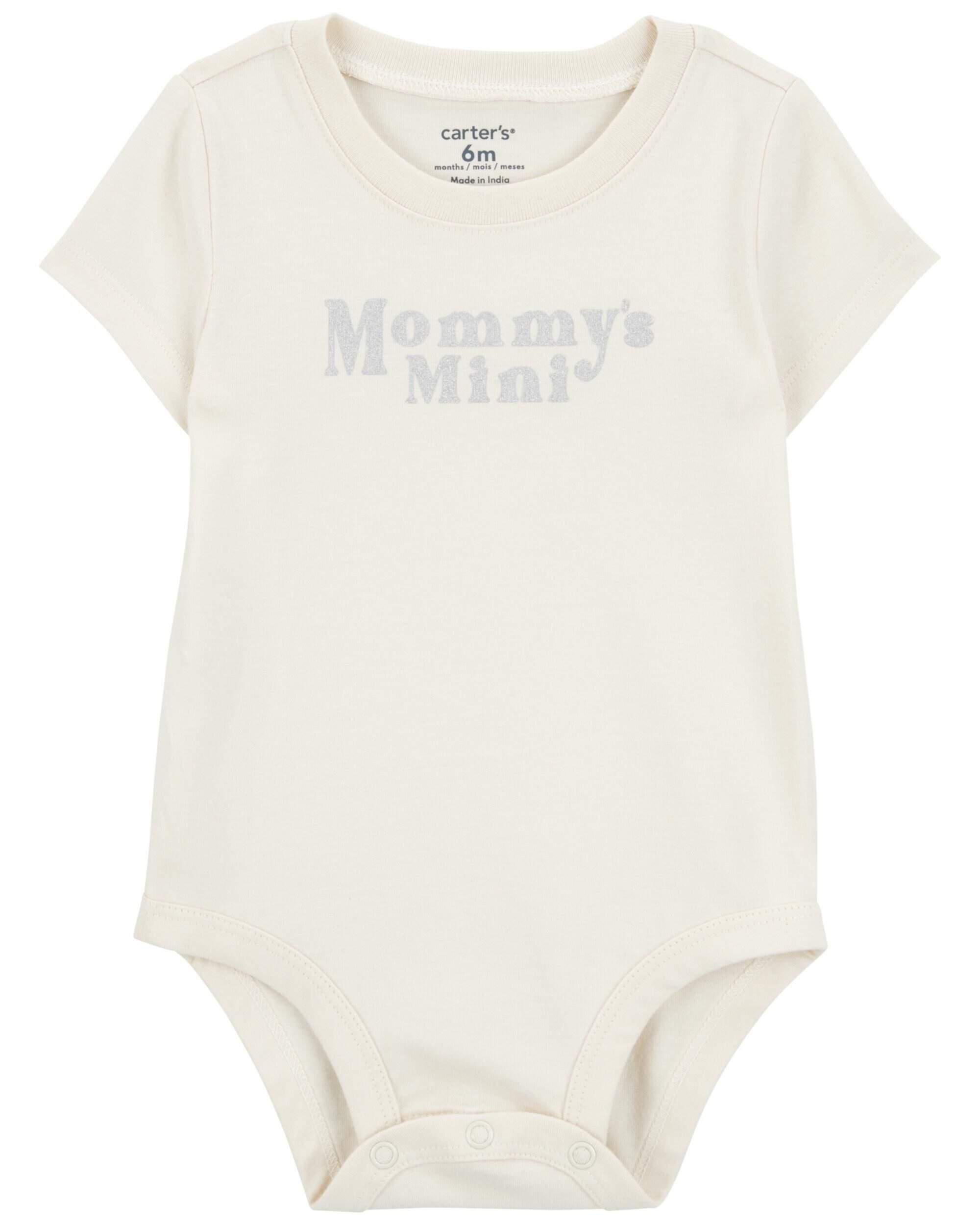 Детское Боди Carter's Mommy's Mini Короткий Рукав - Кремовый Carter's