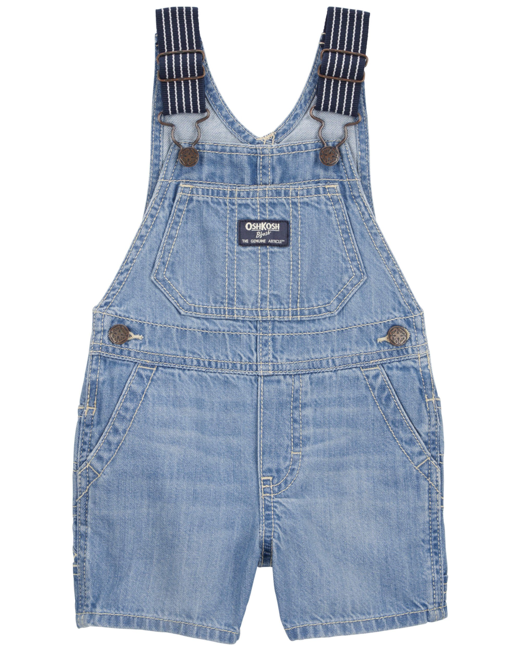 Детские комбинезоны Carter's Baby Denim Shortalls - Blue Carter's