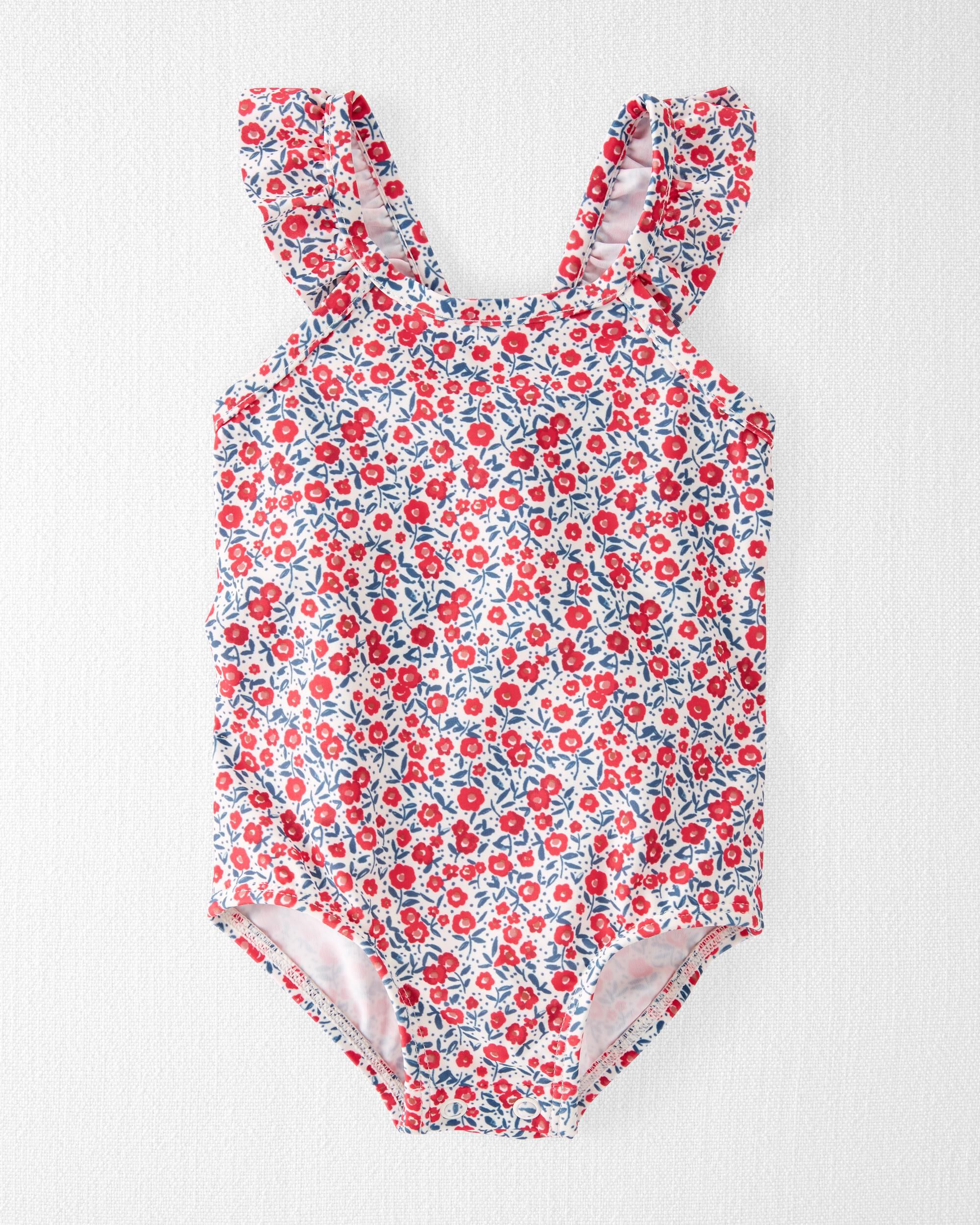 Детский Купальник Carter's Baby Floral Print Recycled Carter's