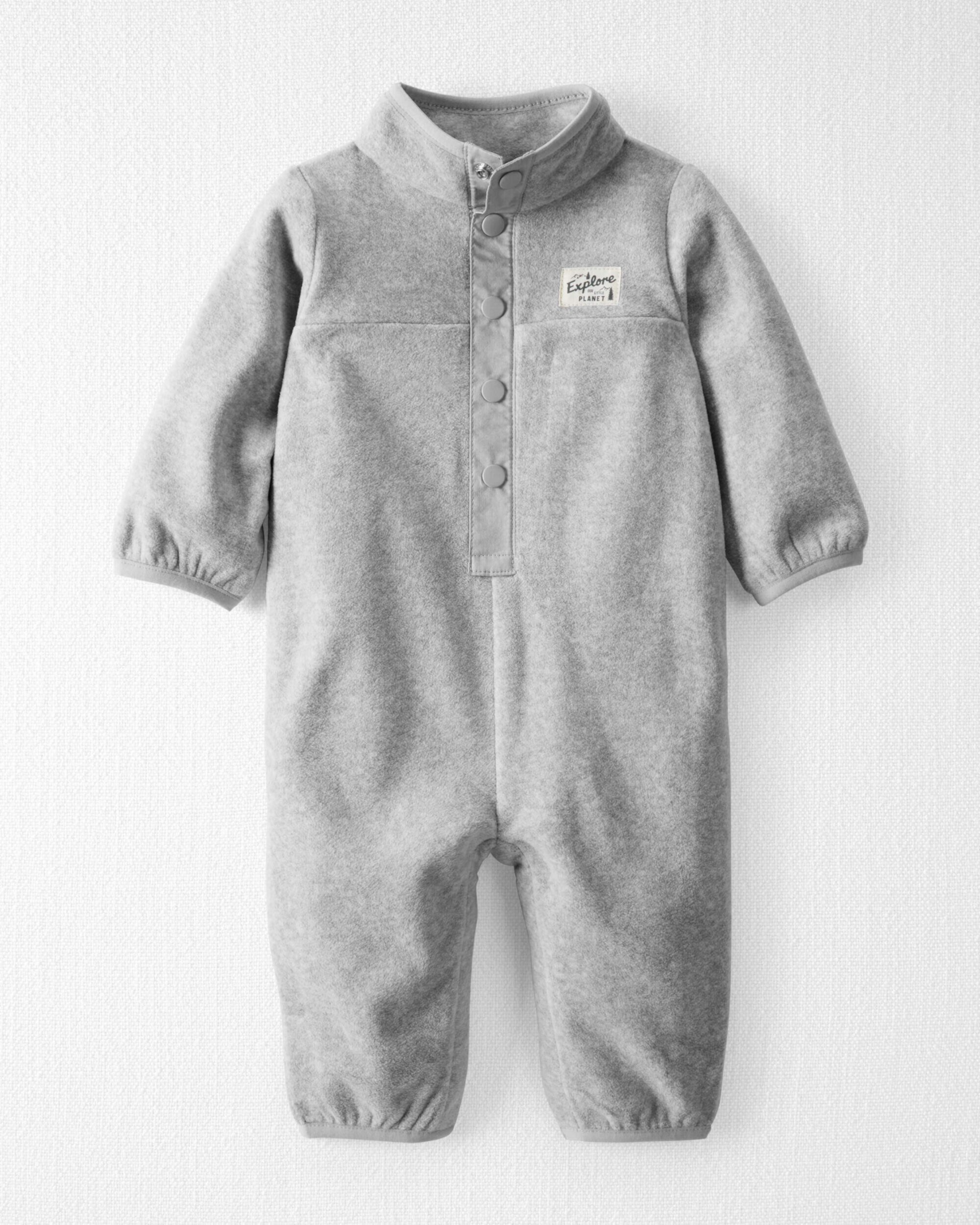 Детские Ромперы Carter's Baby Microfleece Jumpsuit Made with Organic Cotton Carter's