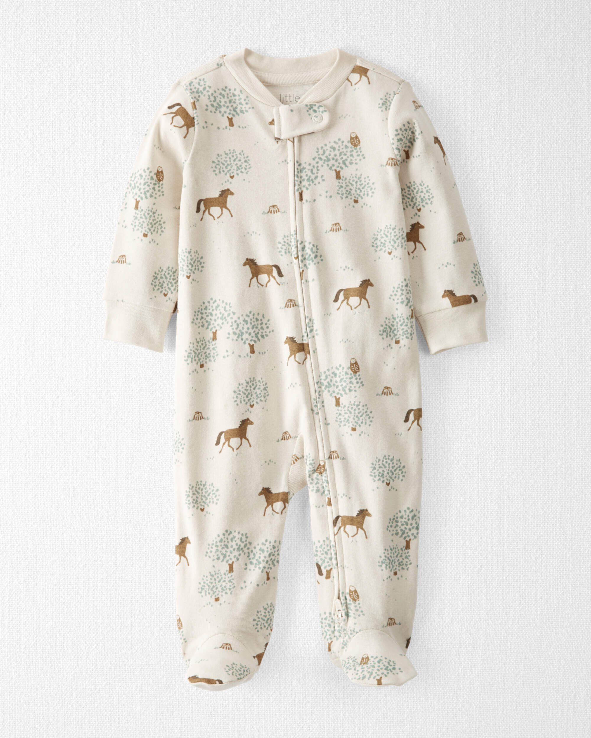 Детские пижамы Carter's Organic Cotton Sleep & Play в Диких Лошадях Carter's