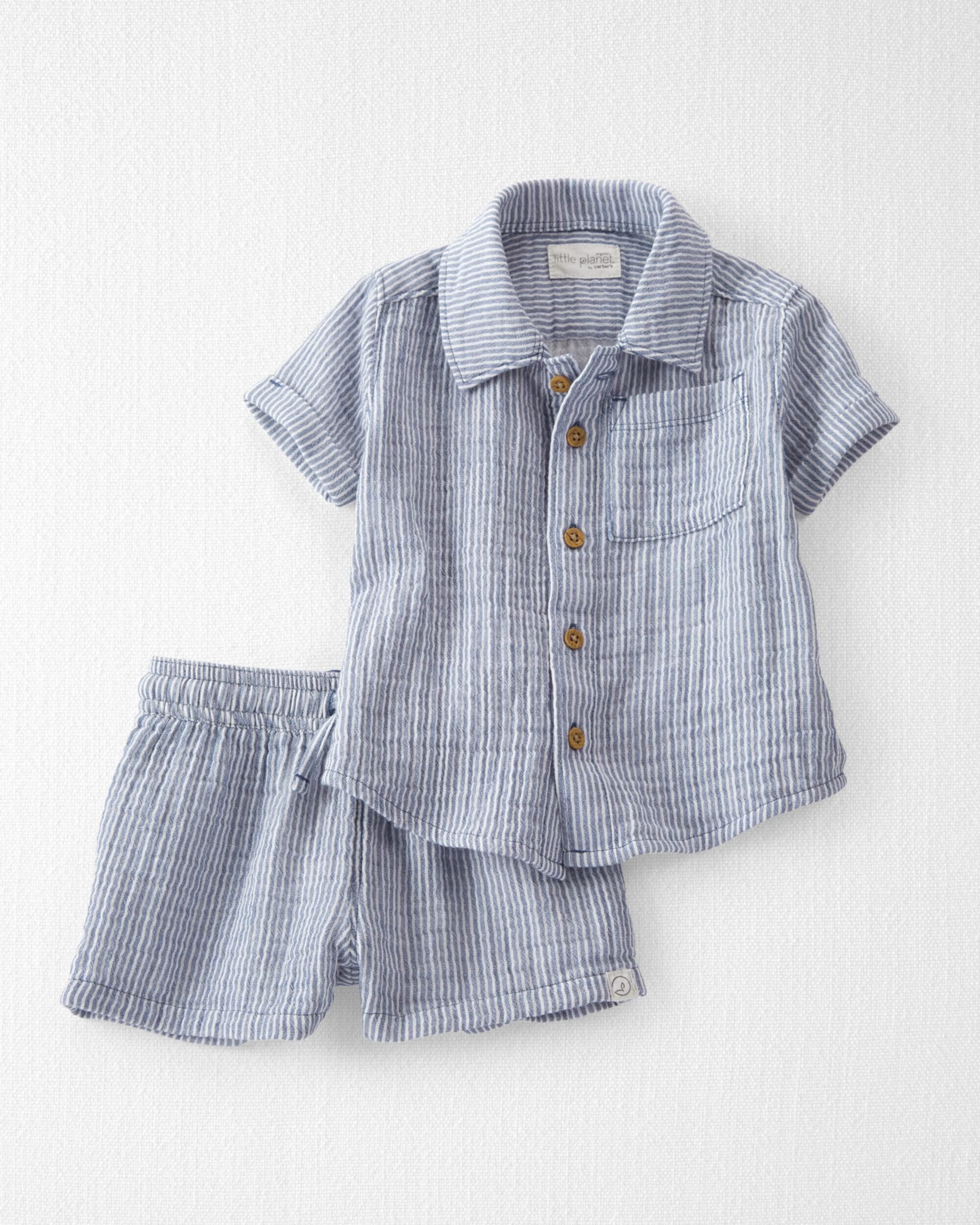 Детский Комплект Одежды Carter's 2-Piece Organic Cotton Gauze Set Carter's