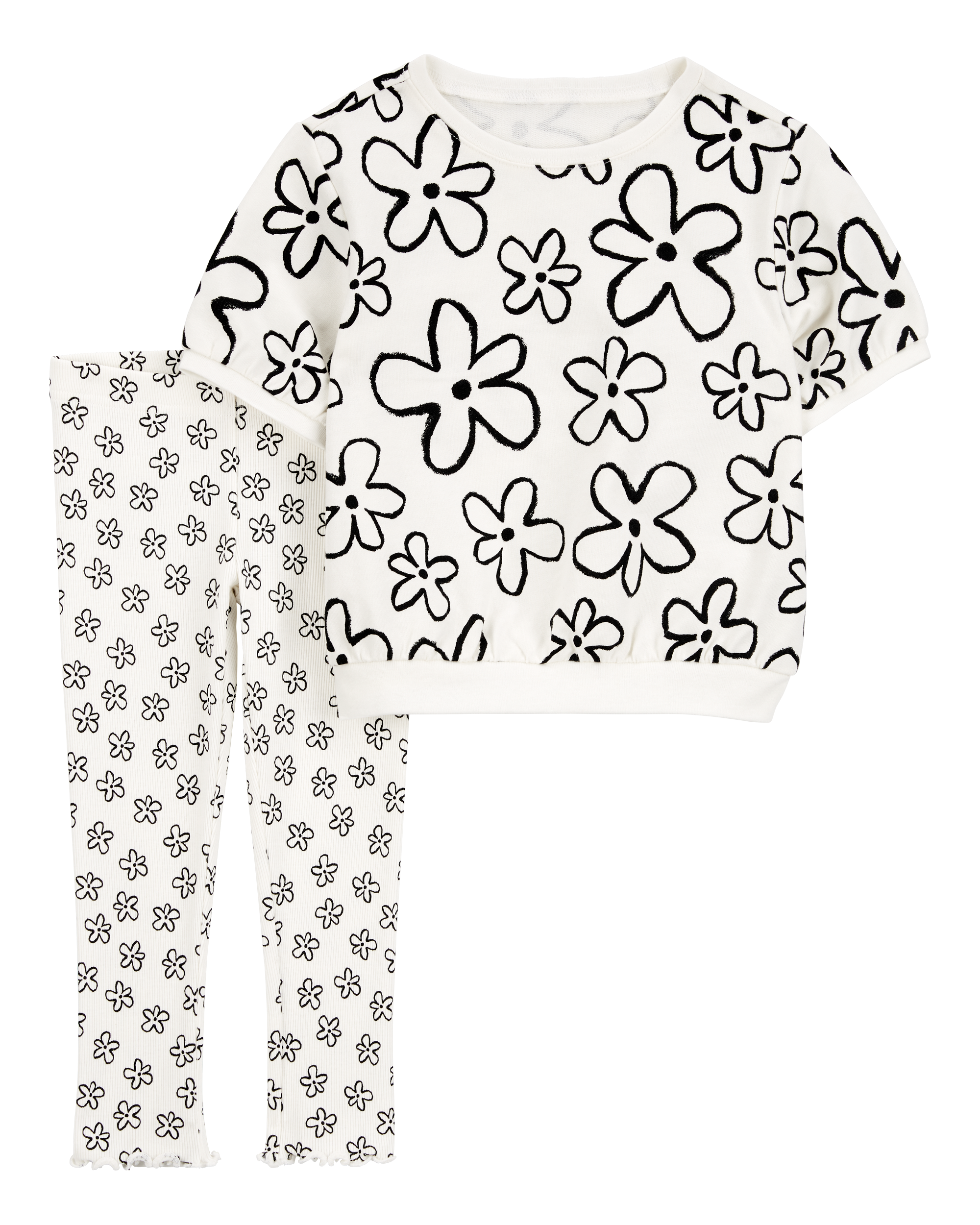 Детский Комплект Одежды Carter's Baby 2-Piece Floral Top & Pant Set Carter's