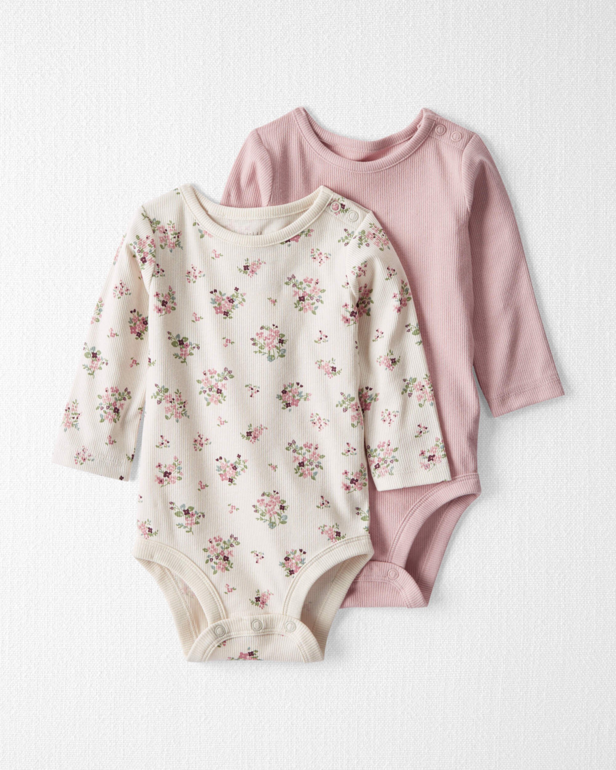 Детские Боди Carter's 2-Pack Organic Cotton Rib Carter's