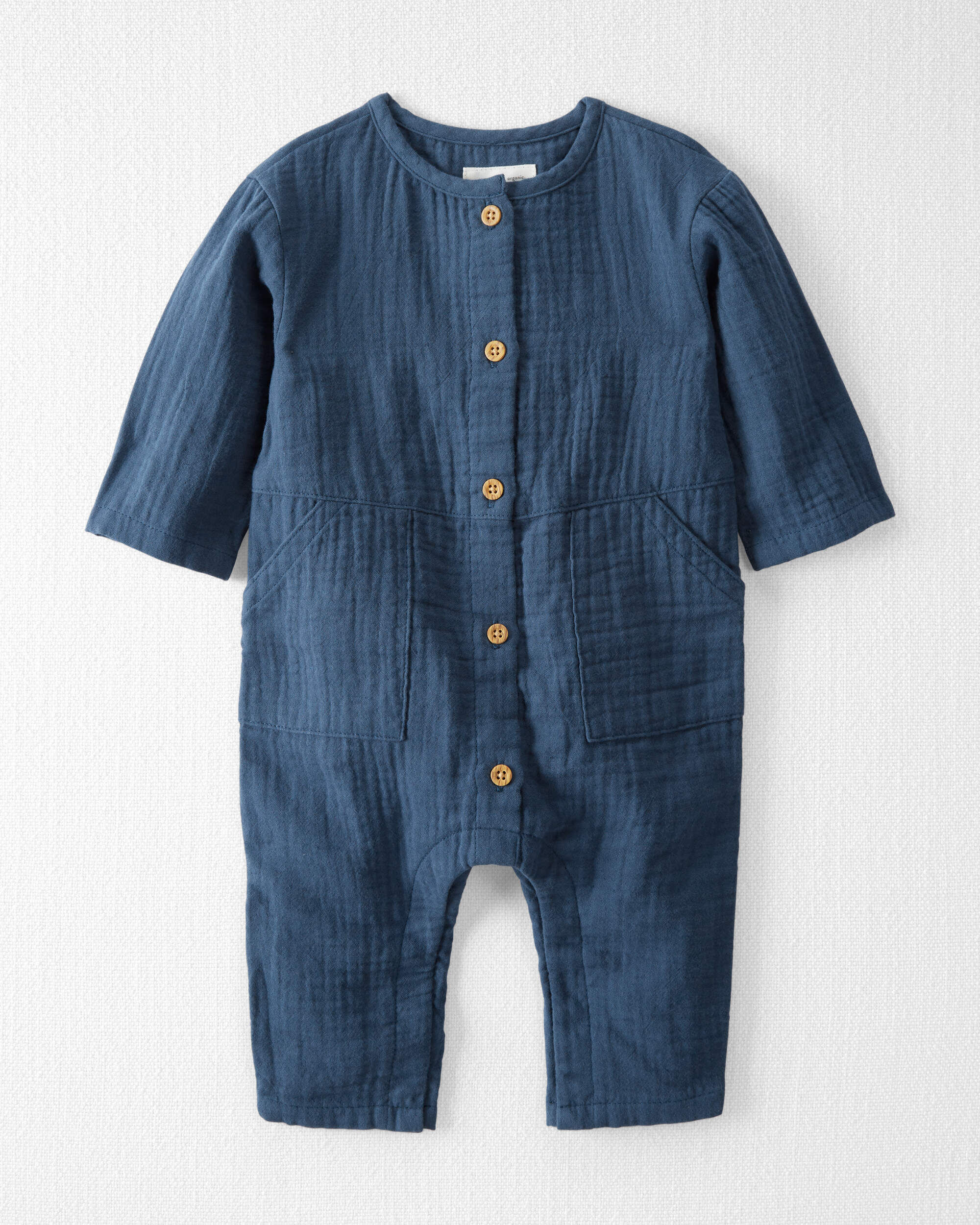 Детский Ромпер Carter's Baby Organic Cotton Gauze Button-Front Carter's