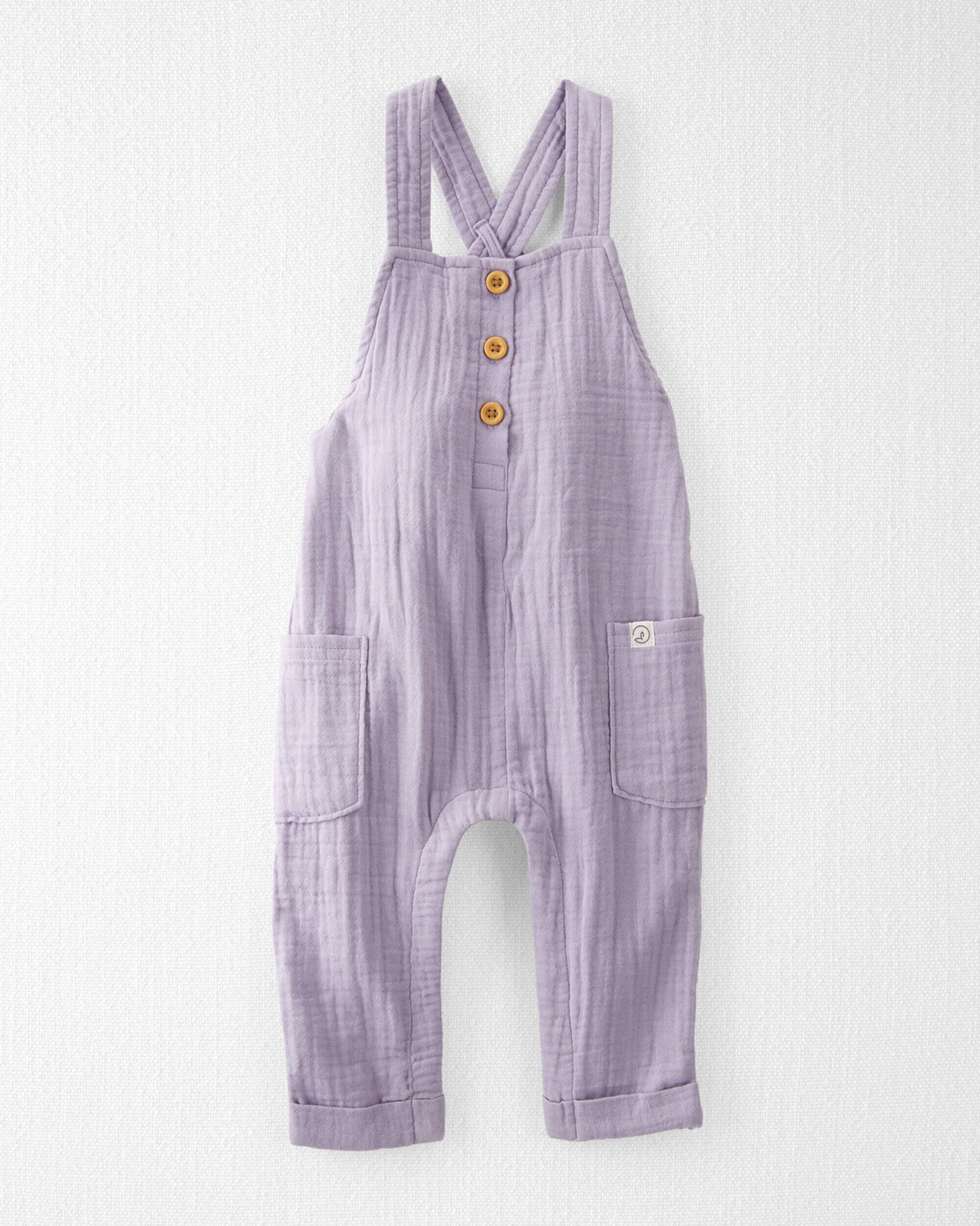 Детские Комбинезоны Carter's Organic Cotton Gauze Overalls in Lilac Carter's