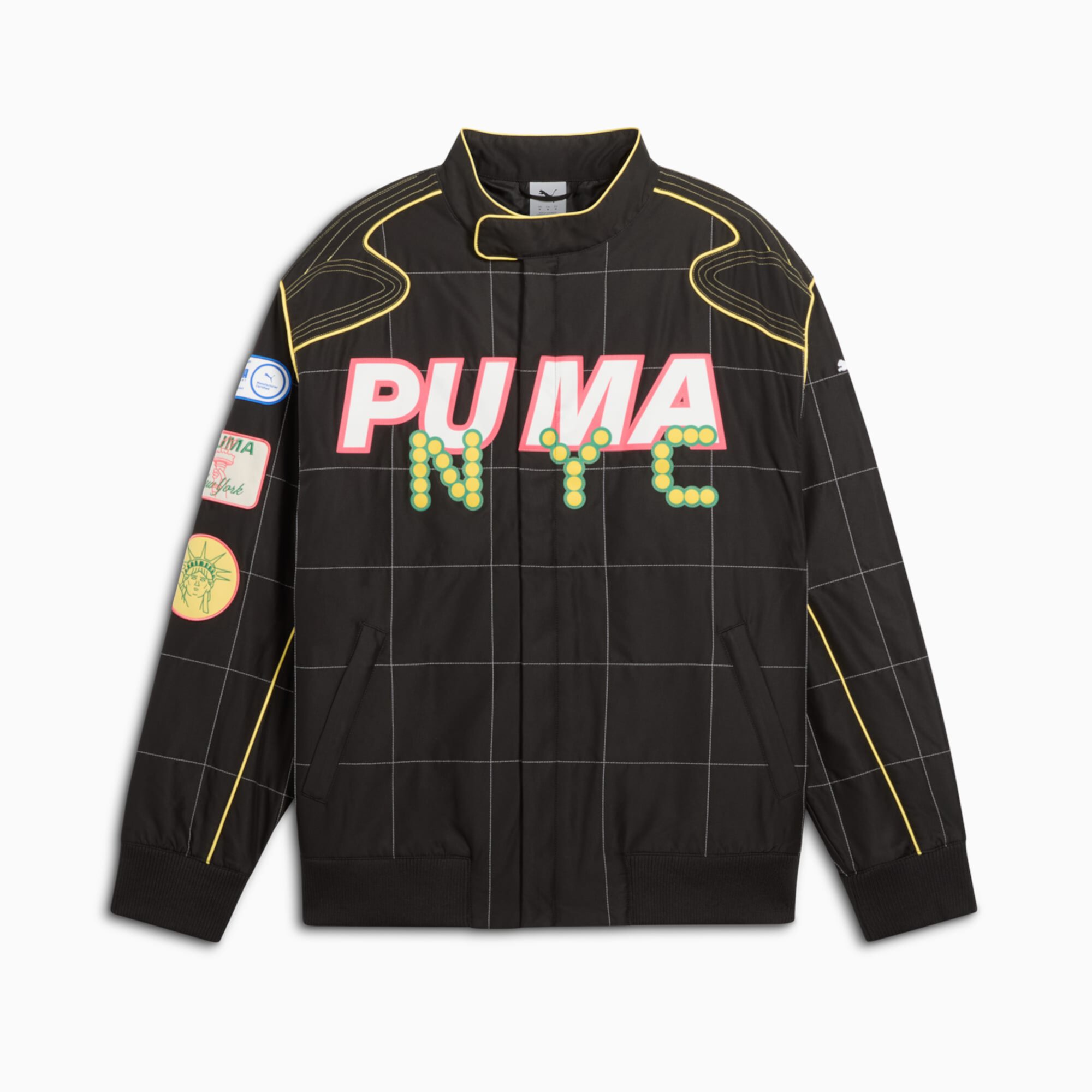 Bright Lights NYC Men's Relaxed Racer Jacket PUMA