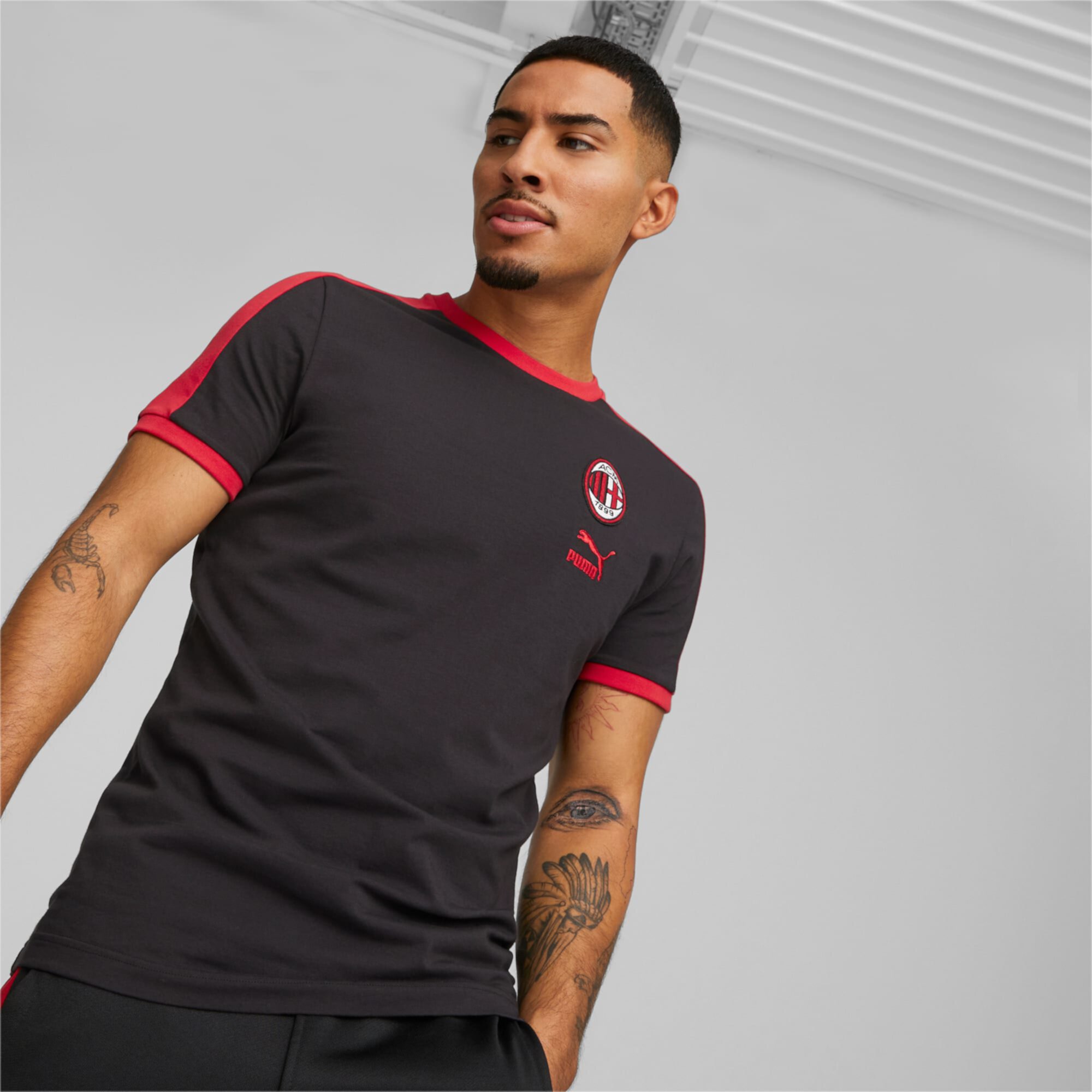 AC Milan ftblHERITAGE T7 Men's Soccer Tee PUMA