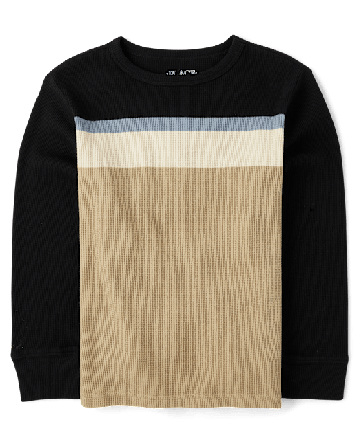 Детские Толстовки The Children's Place Boys Colorblock Thermal Top The Children`s Place