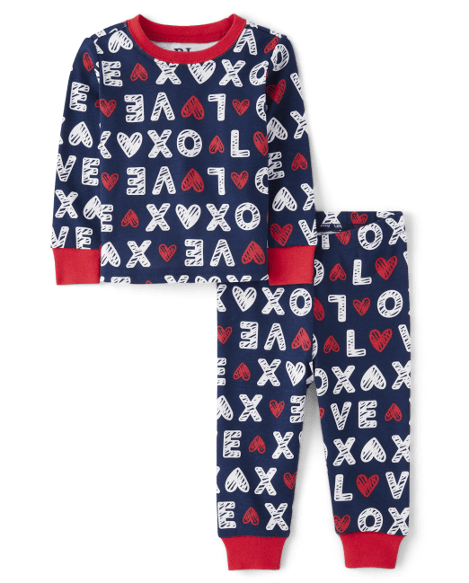 Unisex Baby And Toddler Matching Family Love Snug Fit Cotton Pajamas The Children`s Place