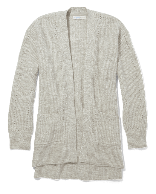 Tween Girls Shaker Stitch Open Cardigan The Children`s Place