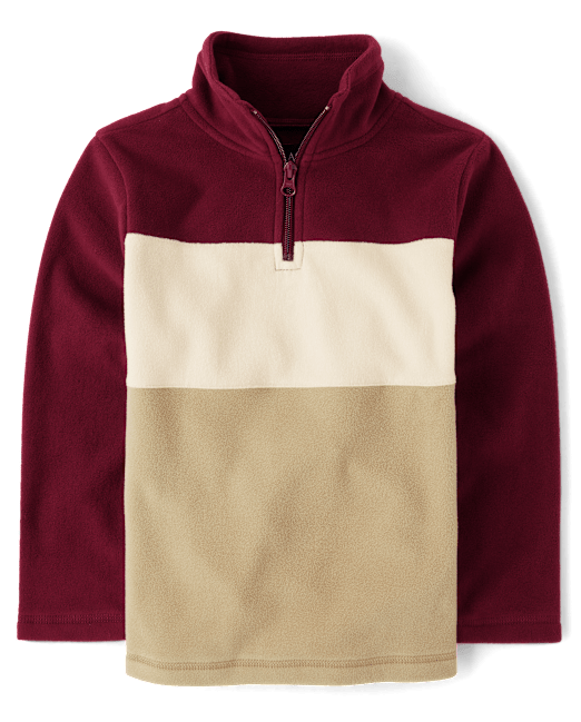 Детская Толстовка The Children`s Place Colorblock Microfleece Half Zip Pullover The Children`s Place