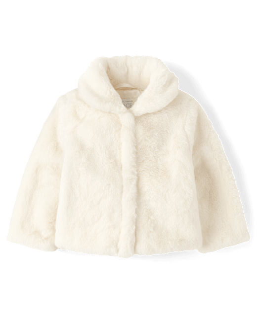 Toddler Girls Faux Fur Jacket The Children`s Place