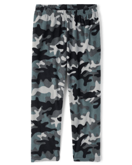 Boys Camo Microfleece Pajama Pants The Children`s Place