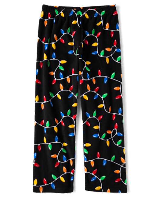 Unisex Kids Christmas Lights Microfleece Pajama Pants The Children`s Place