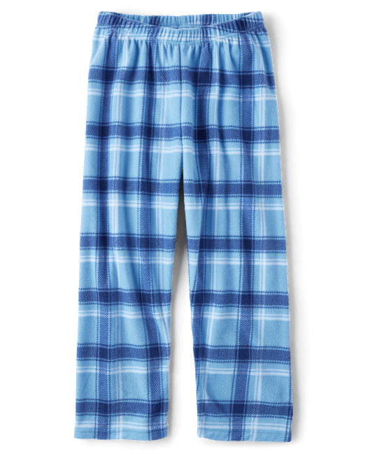 Unisex Kids Plaid Microfleece Pajama Pants The Children`s Place