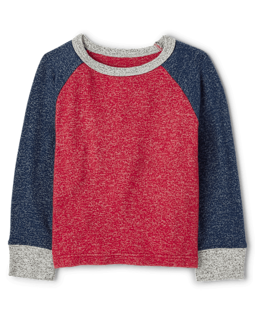 Мальчиковая Толстовка The Children's Place Colorblock Plush Rib Raglan Top The Children`s Place