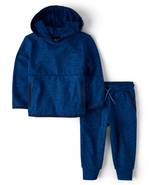 Baby And Toddler Boys Hoodie 2-Piece Outfit Set The Children`s Place