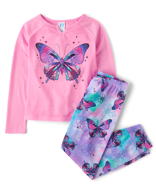 Girls Butterfly Pajamas The Children`s Place