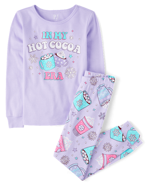 Girls Hot Cocoa Era Snug Fit Cotton Pajamas The Children`s Place