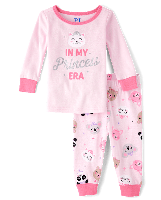 Baby And Toddler Girls Princess Era Snug Fit Cotton Pajamas The Children`s Place