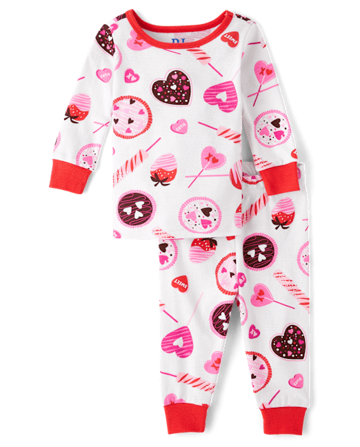 Baby And Toddler Girls Candy Snug Fit Cotton Pajamas The Children`s Place