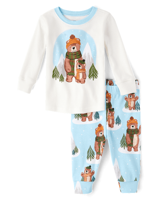 Unisex Baby And Todder Bear Snug Fit Cotton Pajamas The Children`s Place