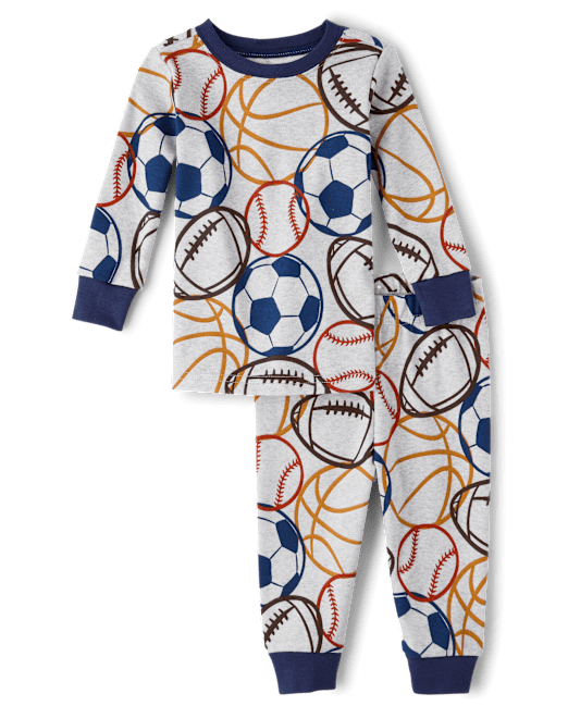 Baby And Toddler Boys Sports Snug Fit Cotton Pajamas The Children`s Place