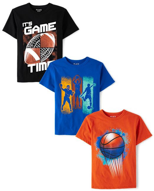 Boys Sports Graphic Tee 3-Pack The Children`s Place