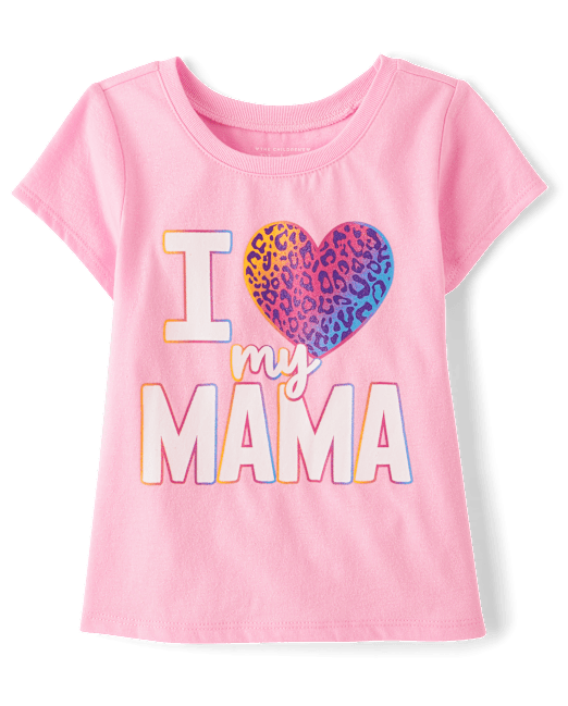 Baby And Toddler Girls Love My Mama Graphic Tee The Children`s Place