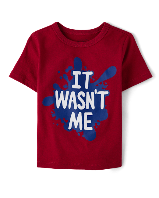 Baby And Toddler Boys Wasn't Me Graphic Tee The Children`s Place